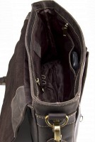 Мужской кожаный портфель Visconti BERLIN 18716 OIL BRN