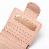 Женский кожаный кошелек Bright DR. BOND WS-415-1 pink