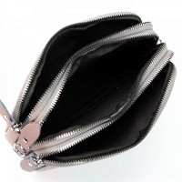 Женский молодежный кожаный клатч ALEX RAI 60061 pink