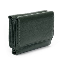 Женский кожаный кошелек Bright DR. BOND WS-403 green