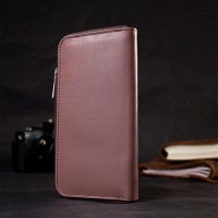 Кожаный женский кошелек ручной работы GRANDE PELLE 16797 