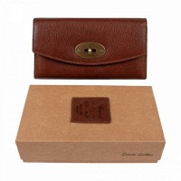 Английский женский кожаный кошелек Ashwood M05 COGNAC (Коньячный)