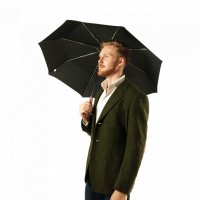Зонт механический Fulton Stowaway Deluxe-1 L449 - Black (Черный)