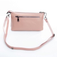 Женский молодежный кожаный клатч ALEX RAI 3092 pink