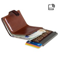Мужской  кожаный кошелек Visconti AT57 Noah c RFID (Burnish Tan)