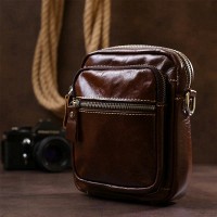 Мужская кожаная сумка через плечо Vintage 20478