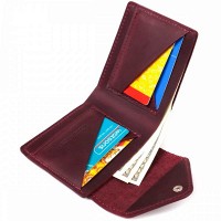 Кожаный женский кошелек ручной работы GRANDE PELLE 16805 