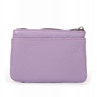 Женская кожаная косметичка-ключница Cosmetic A-00141 l-purple