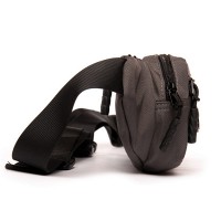 Мужская сумка на пояс Lanpad 19006 grey