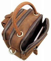 Кожаная борсетка Vintage 14416