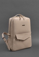 Женский кожаный рюкзак Cooper светло-бежевый краст BN-BAG-19-LIGHT-BEIGE