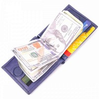 Мужской кожаный зажим для купюр KARYA 21416