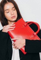 Женская кожаная  сумка Fancy красная TW-FENCY-RED-KSR