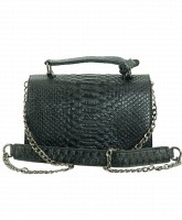 Черная сумочка из PU кожи TRAUM 7211-70