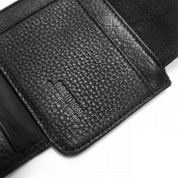Мужской кожаный кошелек BE BRETTON 170-12 black