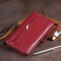 Женский кожаный клатч ST Leather 19318 Бордовый