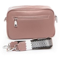 Женский молодежный кожаный клатч ALEX RAI 3801 pink