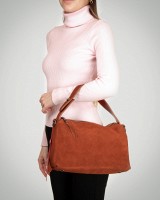 Женская замшевая сумка ALEX RAI 9148 camel