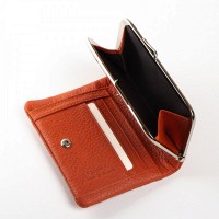 Женский кожаный кошелек Classik  DR. BOND WN-23-14  orange