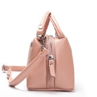 Женский молодежный кожаный клатч ALEX RAI F-5504 pink
