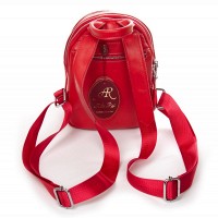 Женская кожаный рюкзак ALEX RAI 2058-9 red