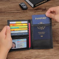 Кожаный мужской черный кошелек John McDee jdr-8450a