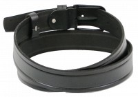 Кожаный мужской ремень Skipper 1262-38 черный 3,8 см