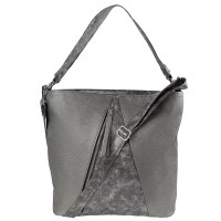 Сумка женская кожзам LASKARA LK-10252-silver-snake