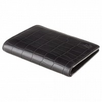 Кожаный мужской кошелек с RFID защитой Visconti cr93 blk