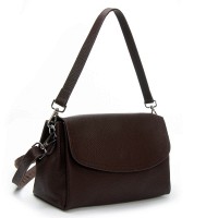 Женская кожаная сумка ALEX RAI 99129 brown