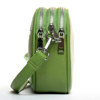 Женский молодежный кожаный клатч ALEX RAI 17006 apple green