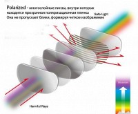 Солнцезащитные зеркальные очки 5003-17