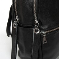 Женский кожаный рюкзак ALEX RAI 95517-9 black