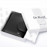 Женский кожаный кошелек Bright DR. BOND WS-415-1 black