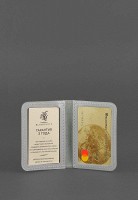 Кожаный кард-кейс BlankNote 4.0 серый bn-kk-4-shadow