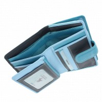 Женский кожаный кошелек Visconti Fiji rb51 blue m