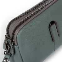 Молодежный клатч из кожи ALEX RAI 88084 blue