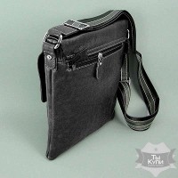 Стильная мужская сумка планшет черная