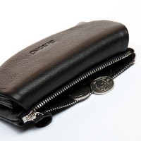 Женский кожаный кошелек Bright DR. BOND WS-239 black