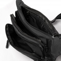 Мужская сумка на пояс Lanpad 35009 black