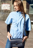 Женская кожаная сумка-кроссбоди Lola  BlankNote темно-синяя BN-BAG-35-NAVY-BLUE