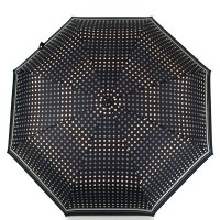Зонт женский механический компактный HAPPY RAIN в горошек