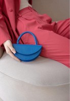 Женская кожаная мини-сумка Сhris micro  ярко - синяя TW-CHRIS-MI-BLUE