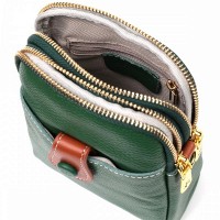 Молодежная женская кожаная сумка через плечо Vintage 22268 
