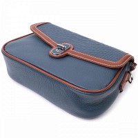 Молодежная женская кожаная сумка через плечо Vintage 22622