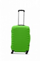 Защитный чехол для чемодана Coverbag неопрен салатовый неон M