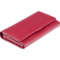 Женский кожаный кошелек Visconti HT35 Buckingham c RFID (Red)
