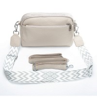 Женская кожаная сумка ALEX RAI 8960 beige