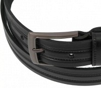 Мужской кожаный ремень под джинсы Skipper 1284-35