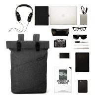 Мужской рюкзак для ноутбука 15.6” BAGSMART (BM0140006A001) чёрный